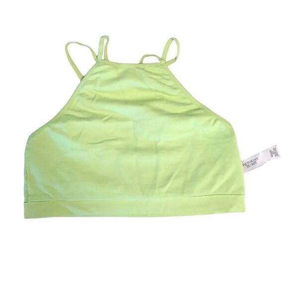 Victoria's Secret 2016 Neon High Neck Strappy Textured Bralette Small - Picture 10 of 14